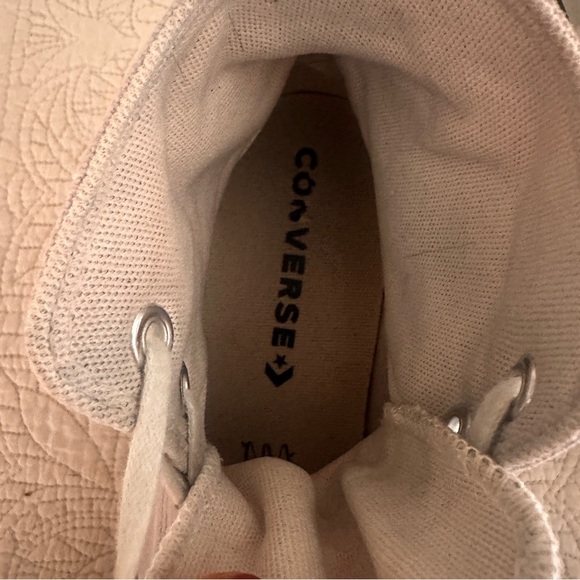 Converse Chuck Taylor Platform High Tops Lavender Purple Canvas Y2K Size 8.5 - Picture 9 of 16